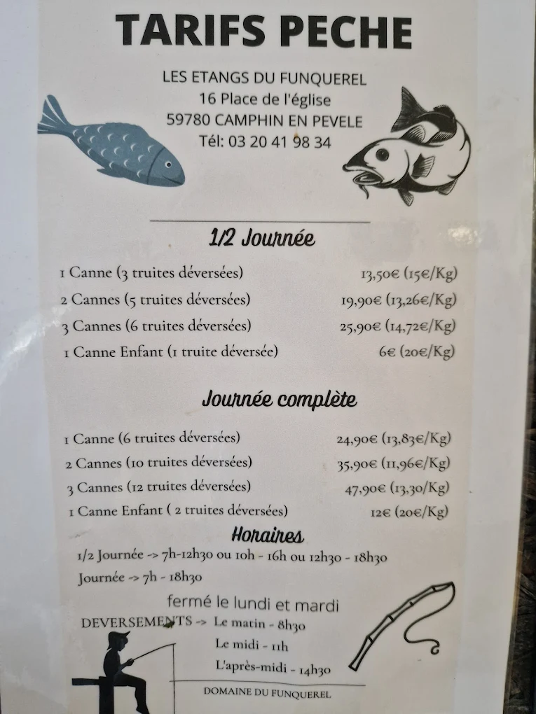 Étang de Funquerel menu 1